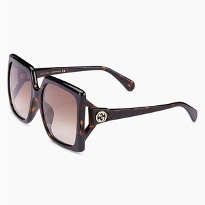 Gucci Logo 59MM Oversized Square Sunglasses